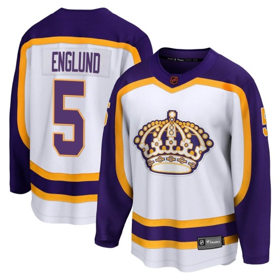 Andreas Englund Los Angeles Kings Breakaway Special Edition 2.0 Fanatics Branded Jersey - White