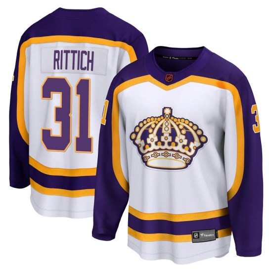 David Rittich Los Angeles Kings Breakaway Special Edition 2.0 Fanatics Branded Jersey - White