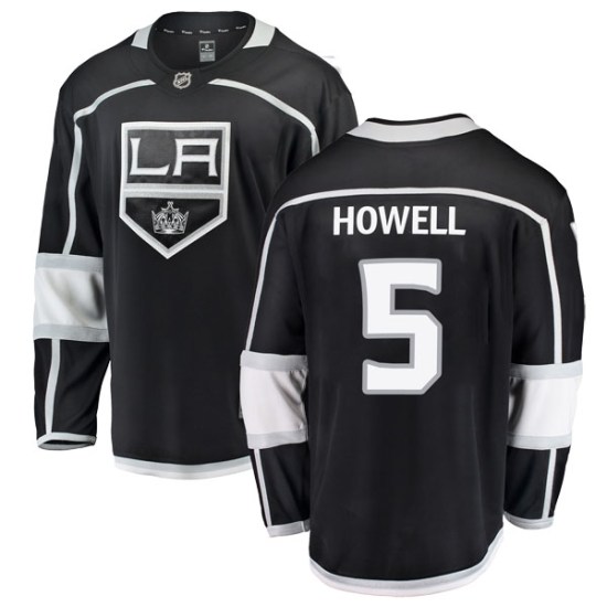 Harry Howell Los Angeles Kings Youth Breakaway Home Fanatics Branded Jersey - Black