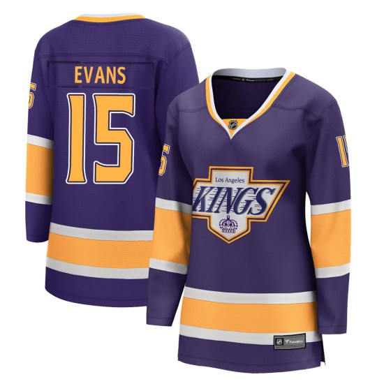 Daryl Evans Los Angeles Kings Women's Breakaway 2020/21 Special Edition Fanatics Branded Jersey - Purple