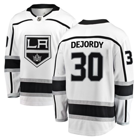 Denis Dejordy Los Angeles Kings Youth Breakaway Away Fanatics Branded Jersey - White