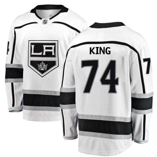 Dwight King Los Angeles Kings Youth Breakaway Away Fanatics Branded Jersey - White