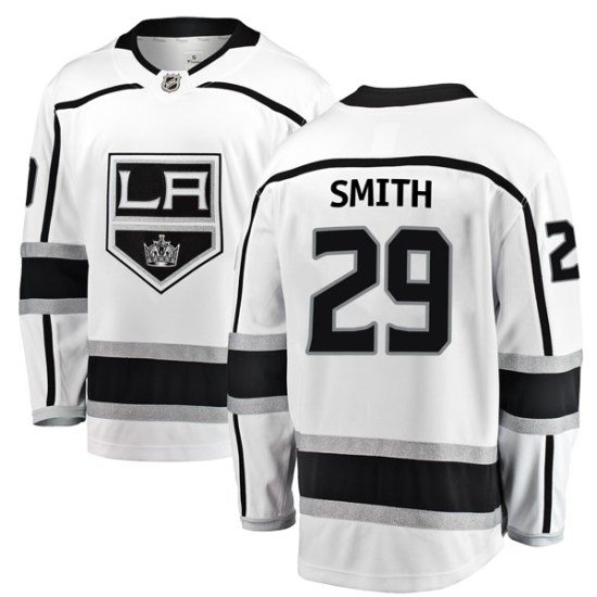 Billy Smith Los Angeles Kings Youth Breakaway Away Fanatics Branded Jersey - White