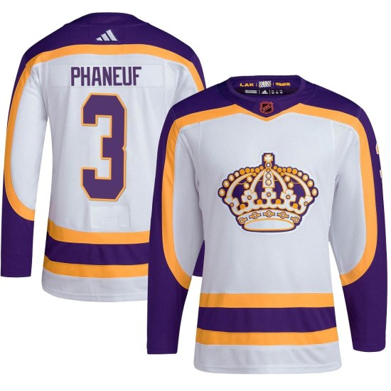 Dion Phaneuf Los Angeles Kings Authentic Reverse Retro 2.0 Adidas Jersey - White