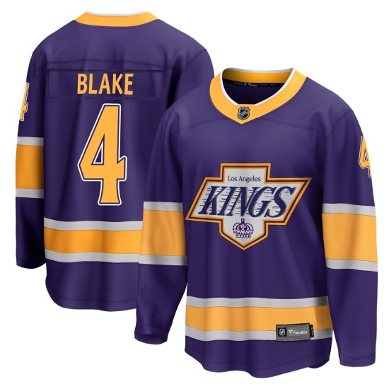 Rob Blake Los Angeles Kings Breakaway 2020/21 Special Edition Fanatics Branded Jersey - Purple