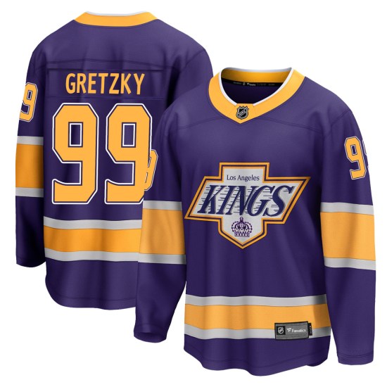 Wayne Gretzky Los Angeles Kings Breakaway 2020/21 Special Edition Fanatics Branded Jersey - Purple