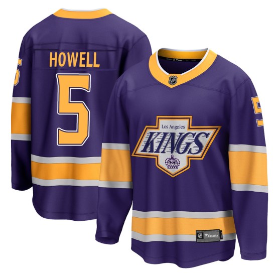 Harry Howell Los Angeles Kings Breakaway 2020/21 Special Edition Fanatics Branded Jersey - Purple