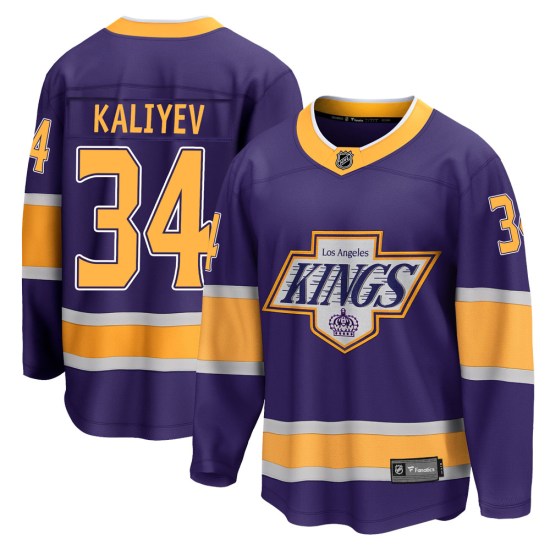 Arthur Kaliyev Los Angeles Kings Breakaway 2020/21 Special Edition Fanatics Branded Jersey - Purple