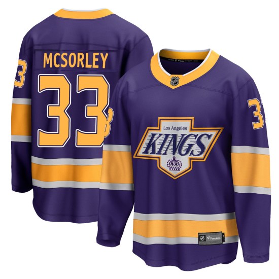Marty Mcsorley Los Angeles Kings Breakaway 2020/21 Special Edition Fanatics Branded Jersey - Purple