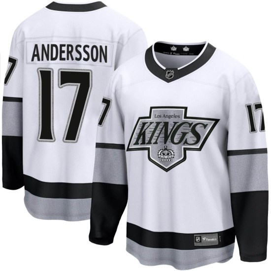 Lias Andersson Los Angeles Kings Youth Premier Breakaway Alternate Fanatics Branded Jersey - White