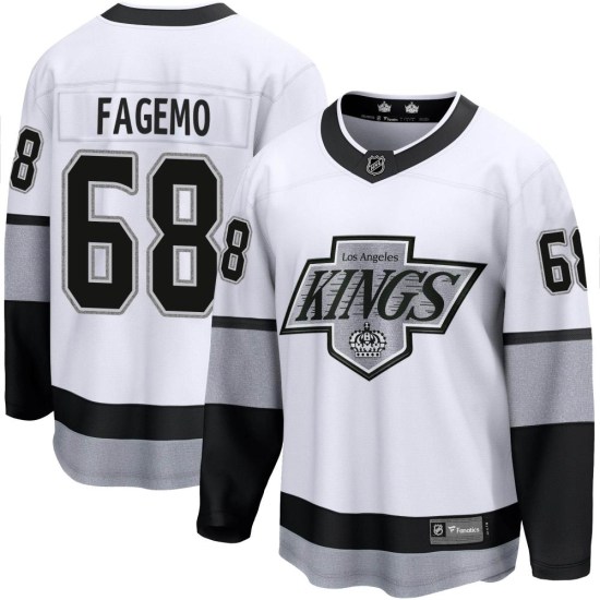 Samuel Fagemo Los Angeles Kings Youth Premier Breakaway Alternate Fanatics Branded Jersey - White