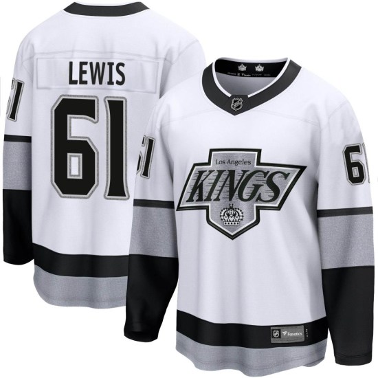 Trevor Lewis Los Angeles Kings Youth Premier Breakaway Alternate Fanatics Branded Jersey - White