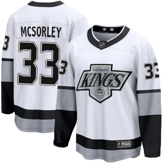 Marty Mcsorley Los Angeles Kings Youth Premier Breakaway Alternate Fanatics Branded Jersey - White