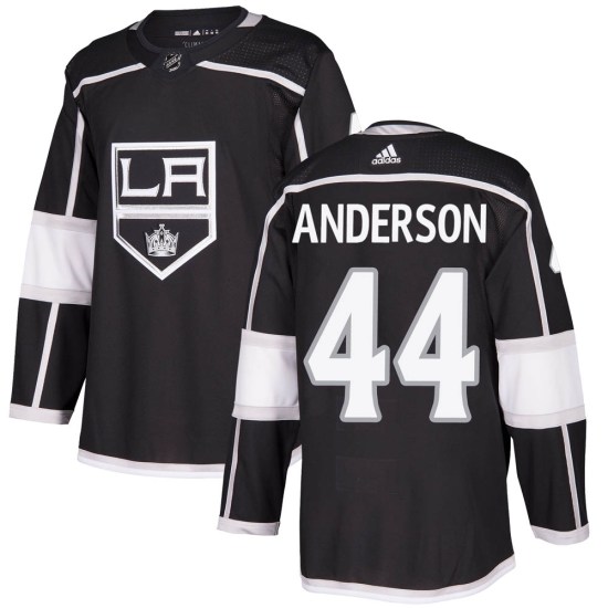 Mikey Anderson Los Angeles Kings Youth Authentic ized Home Adidas Jersey - Black