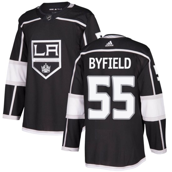 Quinton Byfield Los Angeles Kings Youth Authentic Home Adidas Jersey - Black
