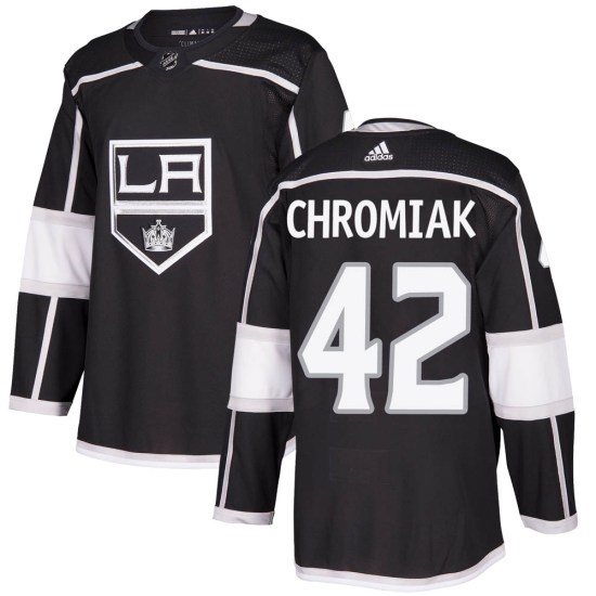 Martin Chromiak Los Angeles Kings Youth Authentic Home Adidas Jersey - Black