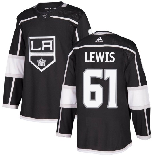 Trevor Lewis Los Angeles Kings Youth Authentic Home Adidas Jersey - Black