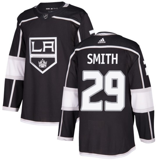 Billy Smith Los Angeles Kings Youth Authentic Home Adidas Jersey - Black
