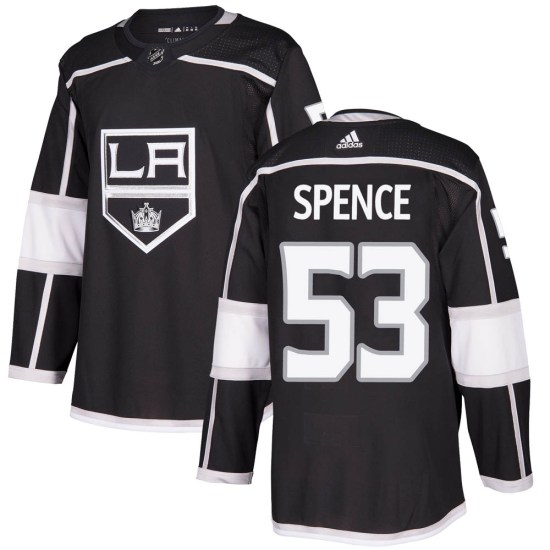 Jordan Spence Los Angeles Kings Youth Authentic Home Adidas Jersey - Black