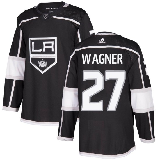 Austin Wagner Los Angeles Kings Youth Authentic Home Adidas Jersey - Black