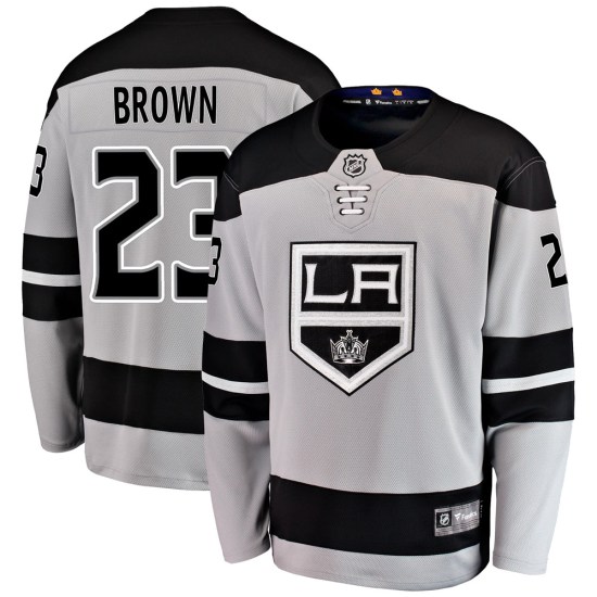 Dustin Brown Los Angeles Kings Youth Breakaway Gray Alternate Fanatics Branded Jersey - Brown