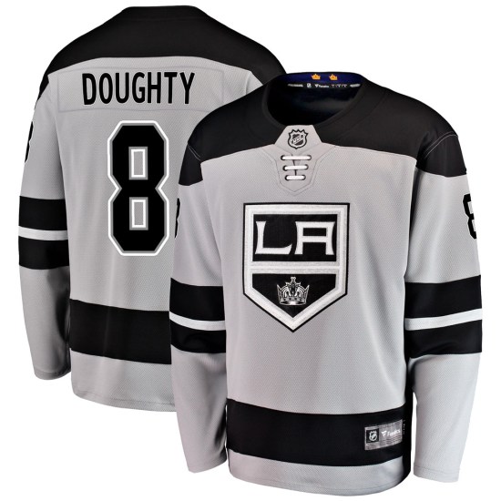 Drew Doughty Los Angeles Kings Youth Breakaway Alternate Fanatics Branded Jersey - Gray