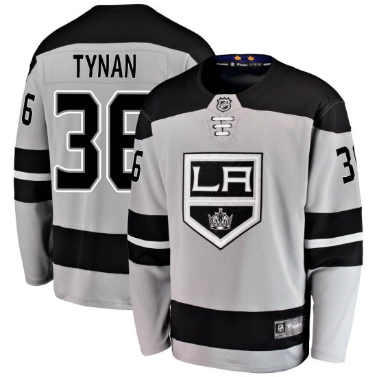 T.J. Tynan Los Angeles Kings Youth Breakaway Alternate Fanatics Branded Jersey - Gray