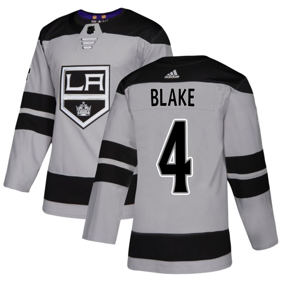 Rob Blake Los Angeles Kings Youth Authentic Alternate Adidas Jersey - Gray