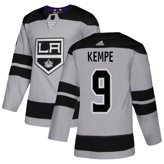 Adrian Kempe Los Angeles Kings Youth Authentic Alternate Adidas Jersey - Gray