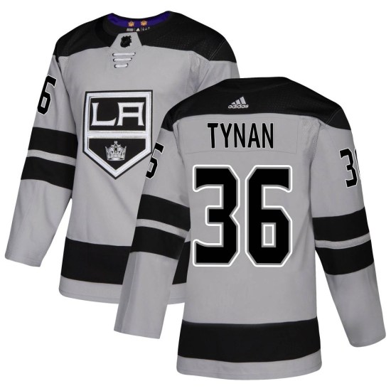 T.J. Tynan Los Angeles Kings Youth Authentic Alternate Adidas Jersey - Gray