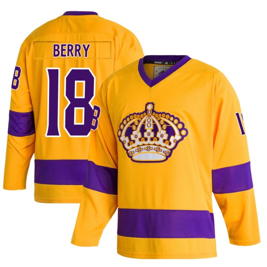 Bob Berry Los Angeles Kings Youth Authentic Classics Adidas Jersey - Gold