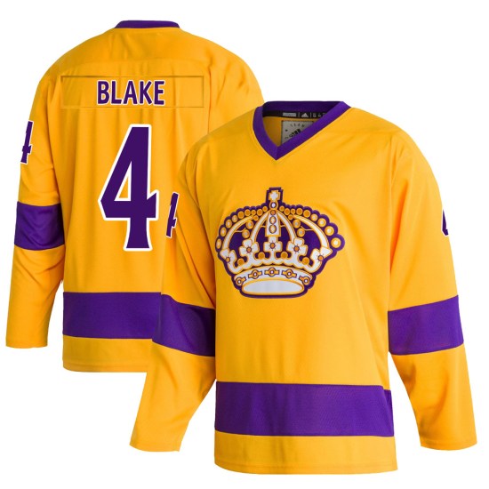 Rob Blake Los Angeles Kings Youth Authentic Classics Adidas Jersey - Gold