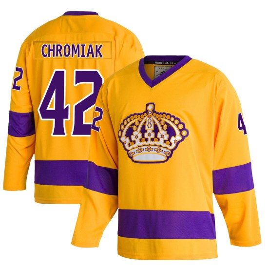 Martin Chromiak Los Angeles Kings Youth Authentic Classics Adidas Jersey - Gold