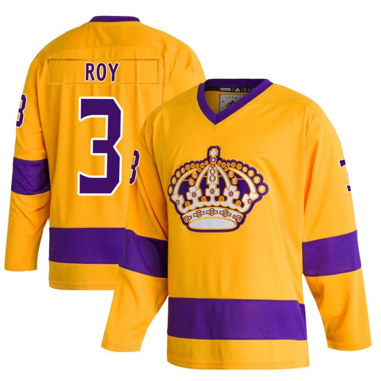 Matt Roy Los Angeles Kings Youth Authentic Classics Adidas Jersey - Gold
