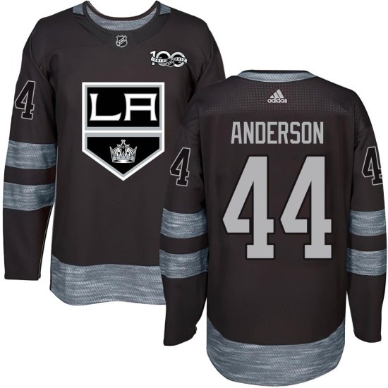 Mikey Anderson Los Angeles Kings Authentic 1917-2017 100th Anniversary Jersey - Black