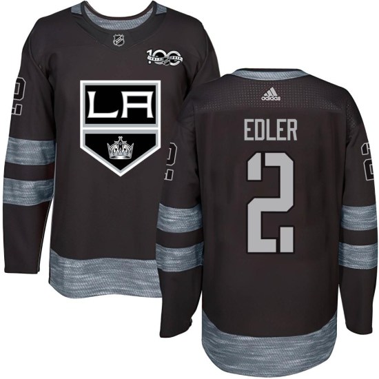 Alexander Edler Los Angeles Kings Authentic 1917-2017 100th Anniversary Jersey - Black