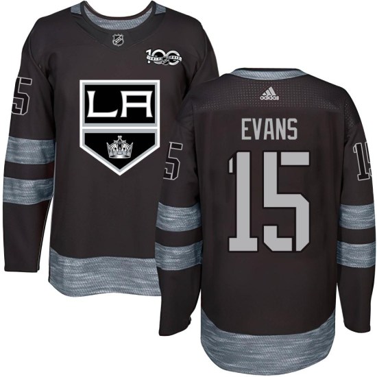 Daryl Evans Los Angeles Kings Authentic 1917-2017 100th Anniversary Jersey - Black