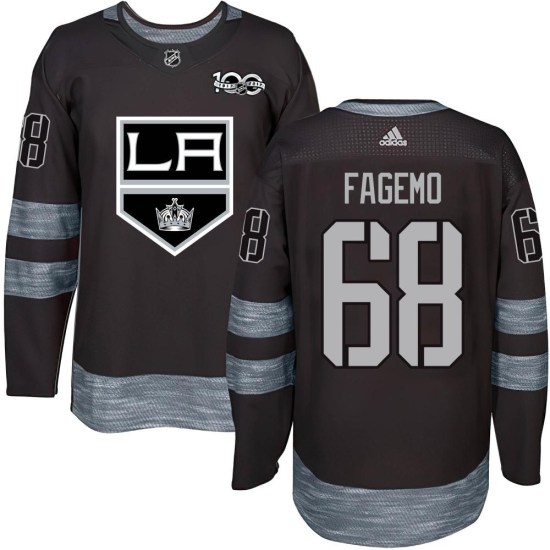 Samuel Fagemo Los Angeles Kings Authentic 1917-2017 100th Anniversary Jersey - Black