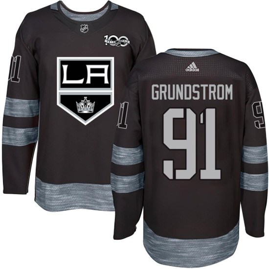 Carl Grundstrom Los Angeles Kings Authentic 1917-2017 100th Anniversary Jersey - Black