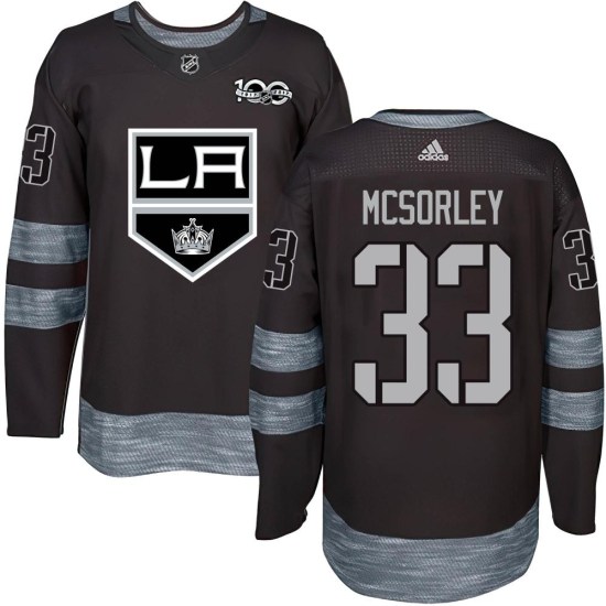 Marty Mcsorley Los Angeles Kings Authentic 1917-2017 100th Anniversary Jersey - Black
