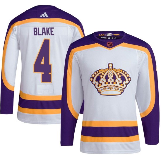 Rob Blake Los Angeles Kings Youth Authentic Reverse Retro 2.0 Adidas Jersey - White
