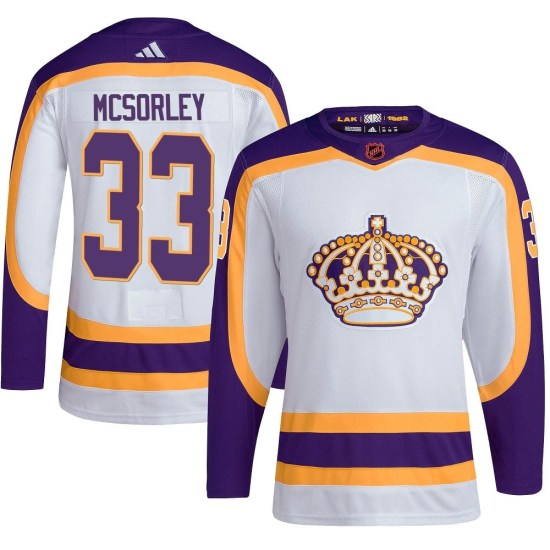 Marty Mcsorley Los Angeles Kings Youth Authentic Reverse Retro 2.0 Adidas Jersey - White