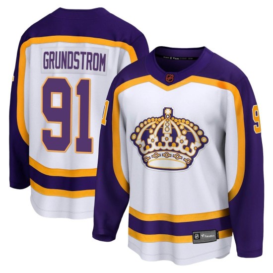 Carl Grundstrom Los Angeles Kings Youth Breakaway Special Edition 2.0 Fanatics Branded Jersey - White