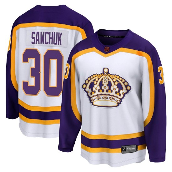 Terry Sawchuk Los Angeles Kings Youth Breakaway Special Edition 2.0 Fanatics Branded Jersey - White