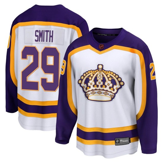 Billy Smith Los Angeles Kings Youth Breakaway Special Edition 2.0 Fanatics Branded Jersey - White
