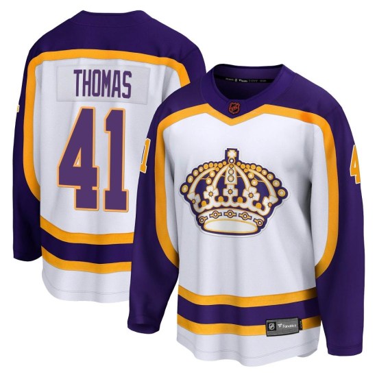 Akil Thomas Los Angeles Kings Youth Breakaway Special Edition 2.0 Fanatics Branded Jersey - White