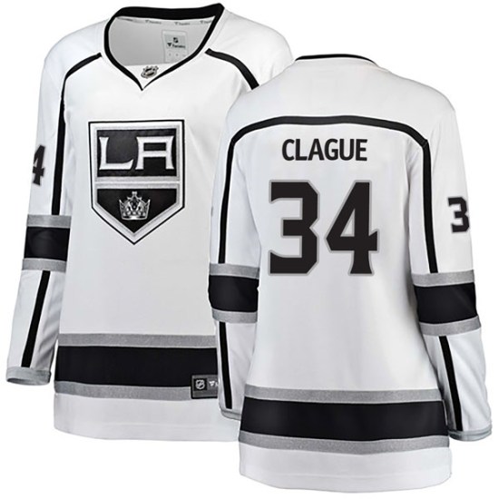 Kale Clague Los Angeles Kings Women's Breakaway Away Fanatics Branded Jersey - White