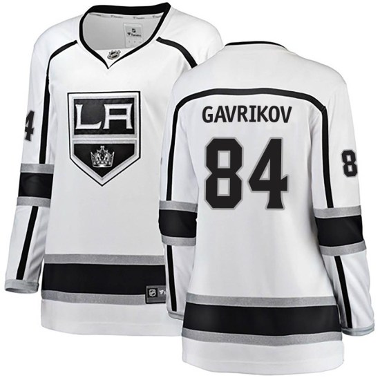 Vladislav Gavrikov Los Angeles Kings Women's Breakaway Away Fanatics Branded Jersey - White