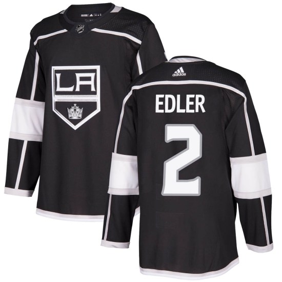 Alexander Edler Los Angeles Kings Authentic Home Adidas Jersey - Black
