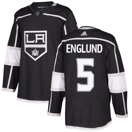 Andreas Englund Los Angeles Kings Authentic Home Adidas Jersey - Black